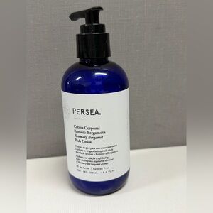 Blue Persea Skincare Bottle. Unisex